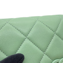 Load image into Gallery viewer, CHANEL Matelasse Shoulder Bag Green/PinkAS3876 Lambskin