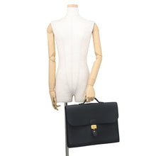 Load image into Gallery viewer, HERMES Sac A Depeches Black Togo Leather Size 38