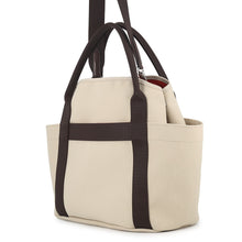 Load image into Gallery viewer, HERMES Sucked Pansage Groom Beige・Sabour/Feu Toile Chevrons Canvas