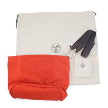 Load image into Gallery viewer, HERMES Sucked Pansage Groom Beige・Sabour/Feu Toile Chevrons Canvas