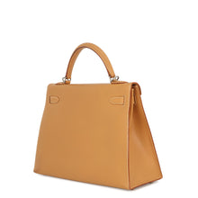 Load image into Gallery viewer, HERMES Kelly Sellier Natural Chamonix Leather Size 32