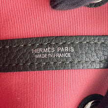 Load image into Gallery viewer, HERMES Garden Party Rose Azalee/Vert Fonce Toile Officier Negonda Leather Size TPM