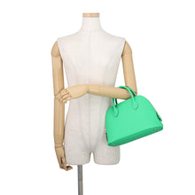 将图像加载到图库查看器中,HERMES Bolide 1923 Sangle Woolly Vert Comics/Vert Fizz Epsom Size 25
