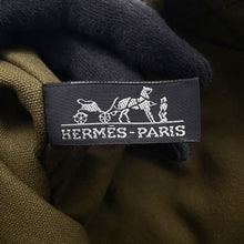 Load image into Gallery viewer, HERMES Fool Toe Kabas Green/Black Canvas