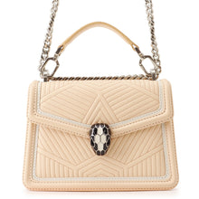 将图像加载到图库查看器中,BVLGARI Serpenti Chain 2way Bag Light Pink Leather