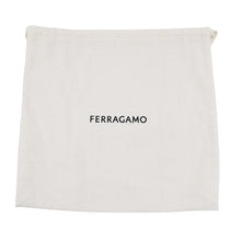 将图像加载到图库查看器中,Ferragamo Cutout Handbag Black213487 Patent Leather Canvas