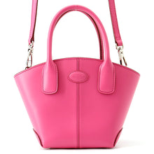 Load image into Gallery viewer, TOD’S VASO 2wayBag Pink Leather Size micro