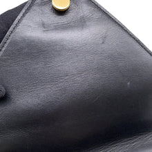 Load image into Gallery viewer, Bottega Veneta Mount Envelope Shoulder Bag Black Leather