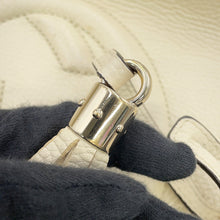 Load image into Gallery viewer, GUCCI Soho Interlocking G Chain Tote Bag Ivory536196 A7M0G 9522 Leather