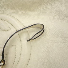 Load image into Gallery viewer, GUCCI Soho Interlocking G Chain Tote Bag Ivory536196 A7M0G 9522 Leather