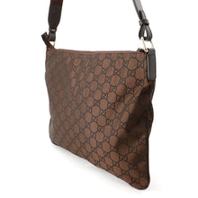 Load image into Gallery viewer, GUCCI GGNylon Shoulder Bag Brown190628 Nylon