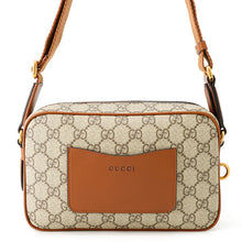 Load image into Gallery viewer, GUCCI GG Emblem Shoulder Bag Brown/Beige821216 FAED3 9786 GG Emblem Leather