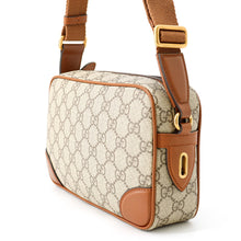 Load image into Gallery viewer, GUCCI GG Emblem Shoulder Bag Brown/Beige821216 FAED3 9786 GG Emblem Leather