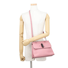 Load image into Gallery viewer, GUCCI Bamboo Daily Top Handle Bag 2-Way Bag Pink370831 Leather