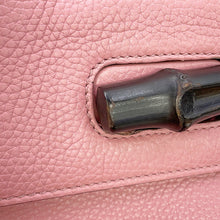 Load image into Gallery viewer, GUCCI Bamboo Daily Top Handle Bag 2-Way Bag Pink370831 Leather