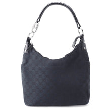 Load image into Gallery viewer, GUCCI GG Canvas One Shoulder Bag Black115003 GG Canvas Leather