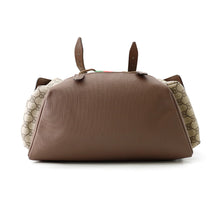 Load image into Gallery viewer, GUCCI Offdia Backpack Brown/Red/Green598140 GG Supreme Leather Size Medium