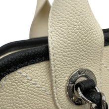 Load image into Gallery viewer, CHANEL Deauville Bowling Bag White/BlackA92757 Caviar Leather
