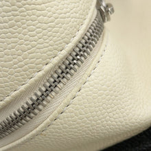 Load image into Gallery viewer, CHANEL Deauville Bowling Bag White/BlackA92757 Caviar Leather