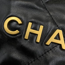 Load image into Gallery viewer, CHANEL CHANEL22 Backpack BlackAS3313 shiny calf Size Large