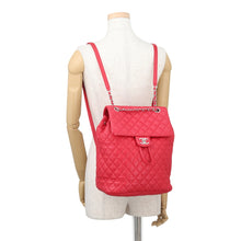Load image into Gallery viewer, CHANEL Matelasse Backpack RedA91121 Lambskin