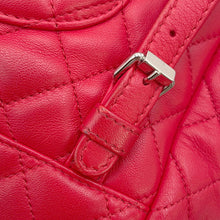 Load image into Gallery viewer, CHANEL Matelasse Backpack RedA91121 Lambskin