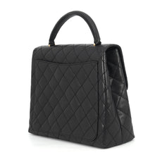 Load image into Gallery viewer, CHANEL Matelasse Handbag BlackA12397 Caviar Leather