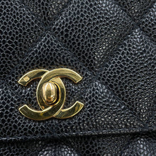 Load image into Gallery viewer, CHANEL Matelasse Handbag BlackA12397 Caviar Leather