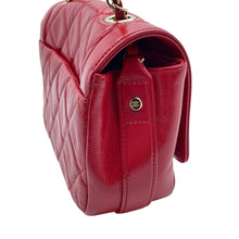 Load image into Gallery viewer, CHANEL Matelasse ChainShoulder Bag Red shiny calf Size 20