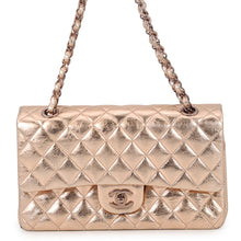 Load image into Gallery viewer, CHANEL Matelasse Double Flap Chain Shoulder (Mobile Art Limited Edition) Pink Gold Metallic Calf LeatherLeather Size 25