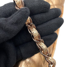 Load image into Gallery viewer, CHANEL Matelasse Double Flap Chain Shoulder (Mobile Art Limited Edition) Pink Gold Metallic Calf LeatherLeather Size 25