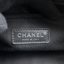 Load image into Gallery viewer, CHANEL Deauville Bowling 2-Way Bag Navy/BlackA92749 Canvas Leather