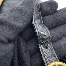 Load image into Gallery viewer, CHANEL CHANEL25 ChainShoulder Bag BlackAS5600 Caviar Leather Size Medium