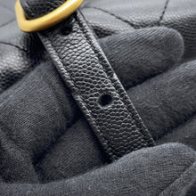 Load image into Gallery viewer, CHANEL CHANEL25 ChainShoulder Bag BlackAS5600 Caviar Leather Size Medium