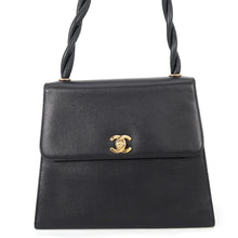 Load image into Gallery viewer, CHANEL Shoulder Bag Black Caviar Leather