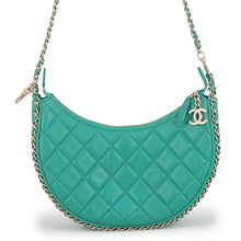 Load image into Gallery viewer, CHANEL Matelasse ChainShoulder Bag GreenAS3917 Lambskin Size Small