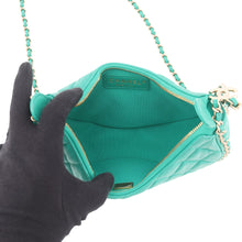 Load image into Gallery viewer, CHANEL Matelasse ChainShoulder Bag GreenAS3917 Lambskin Size Small