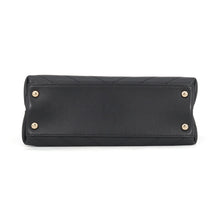 将图像加载到图库查看器中,CHANEL Chevron 2-way Handle Bag BlackA57147 Calf Leather Size Small