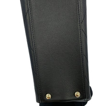 将图像加载到图库查看器中,CHANEL Chevron 2-way Handle Bag BlackA57147 Calf Leather Size Small