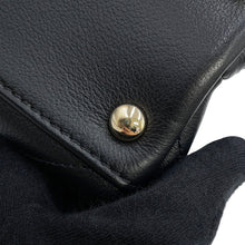 将图像加载到图库查看器中,CHANEL Chevron 2-way Handle Bag BlackA57147 Calf Leather Size Small