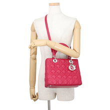 Load image into Gallery viewer, Dior Lady Dior Canage 2wayBag PinkCAL44551 Lambskin Size Medium