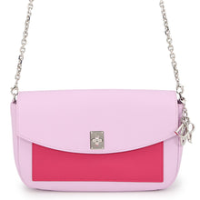 将图像加载到图库查看器中,Dior Turnlock Chain Wallet Pink Leather