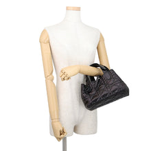 Load image into Gallery viewer, Dior To Jules Tote Bag MetalicBlackM2822OSNW Leather Size Small