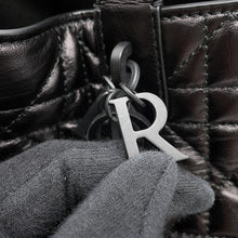 Load image into Gallery viewer, Dior To Jules Tote Bag MetalicBlackM2822OSNW Leather Size Small
