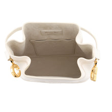 Load image into Gallery viewer, Dior SeDior CD Embossed Handbag WhiteM2271UBHA Leather Size Medium