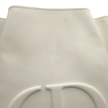 Load image into Gallery viewer, Dior SeDior CD Embossed Handbag WhiteM2271UBHA Leather Size Medium