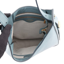将图像加载到图库查看器中,TOD’S T-Timeless One-Shoulder Bag Light Blue Leather