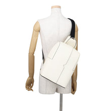 Load image into Gallery viewer, Valextra V Line Shoulder Bag WhiteMBVL0038028LRL99WW Soft Calf Leather