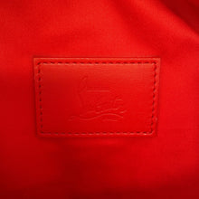 Load image into Gallery viewer, Christian Louboutin Logo Backpack Red Canvas Leather