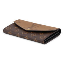 Load image into Gallery viewer, LOUIS VUITTON Portefeuille Sarah Brown/NoirM80726 Monogram Reverse Canvas/Monogram